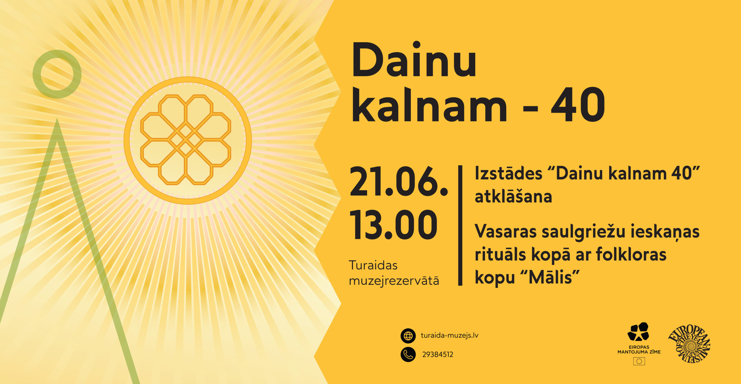 Izstādes “Dainu kalnam 40” atklāšana