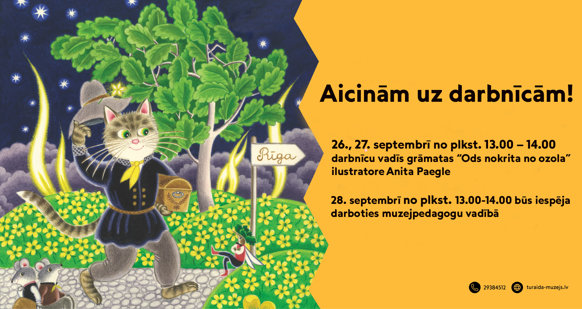Aicinām uz darbnīcām!