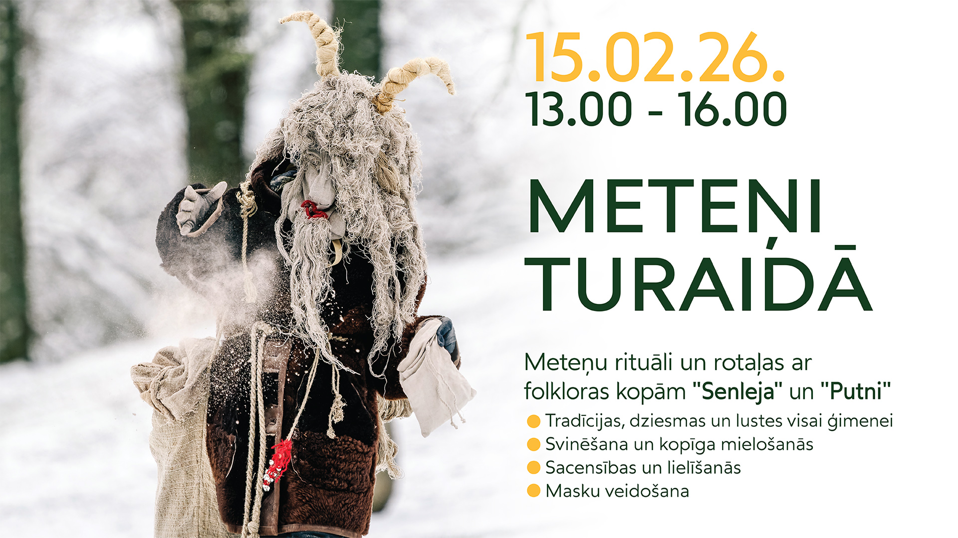 Meteņu lustes Turaidā