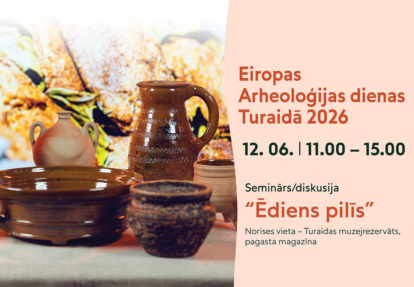 Eiropas Arheoloģijas dienas Turaidā 2026
