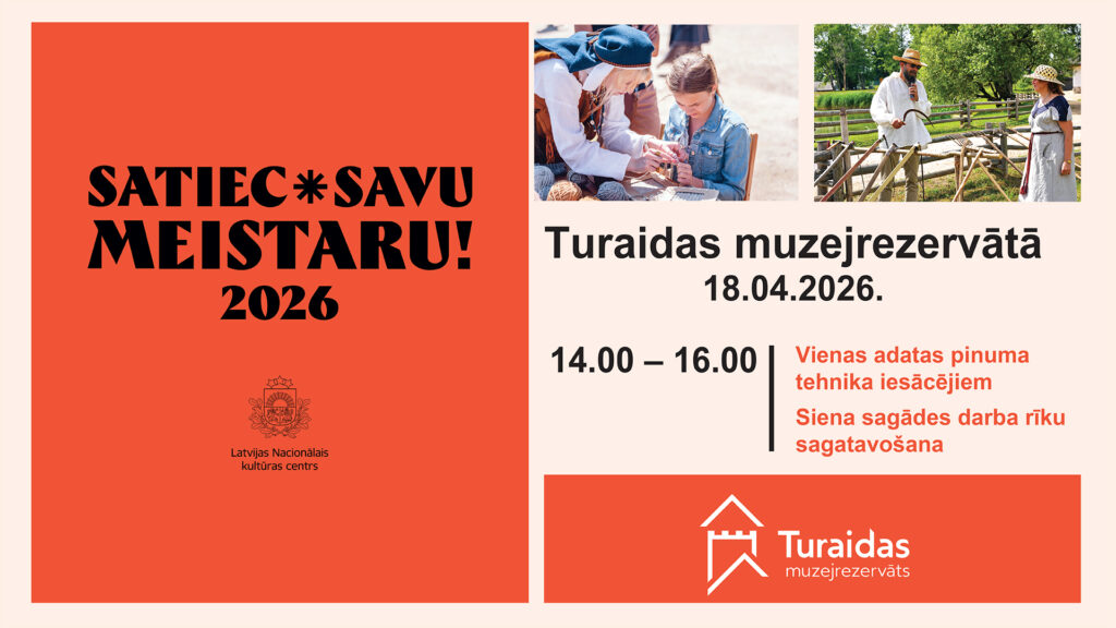 Reklāma pasākumam "Satiec savu meistaru"